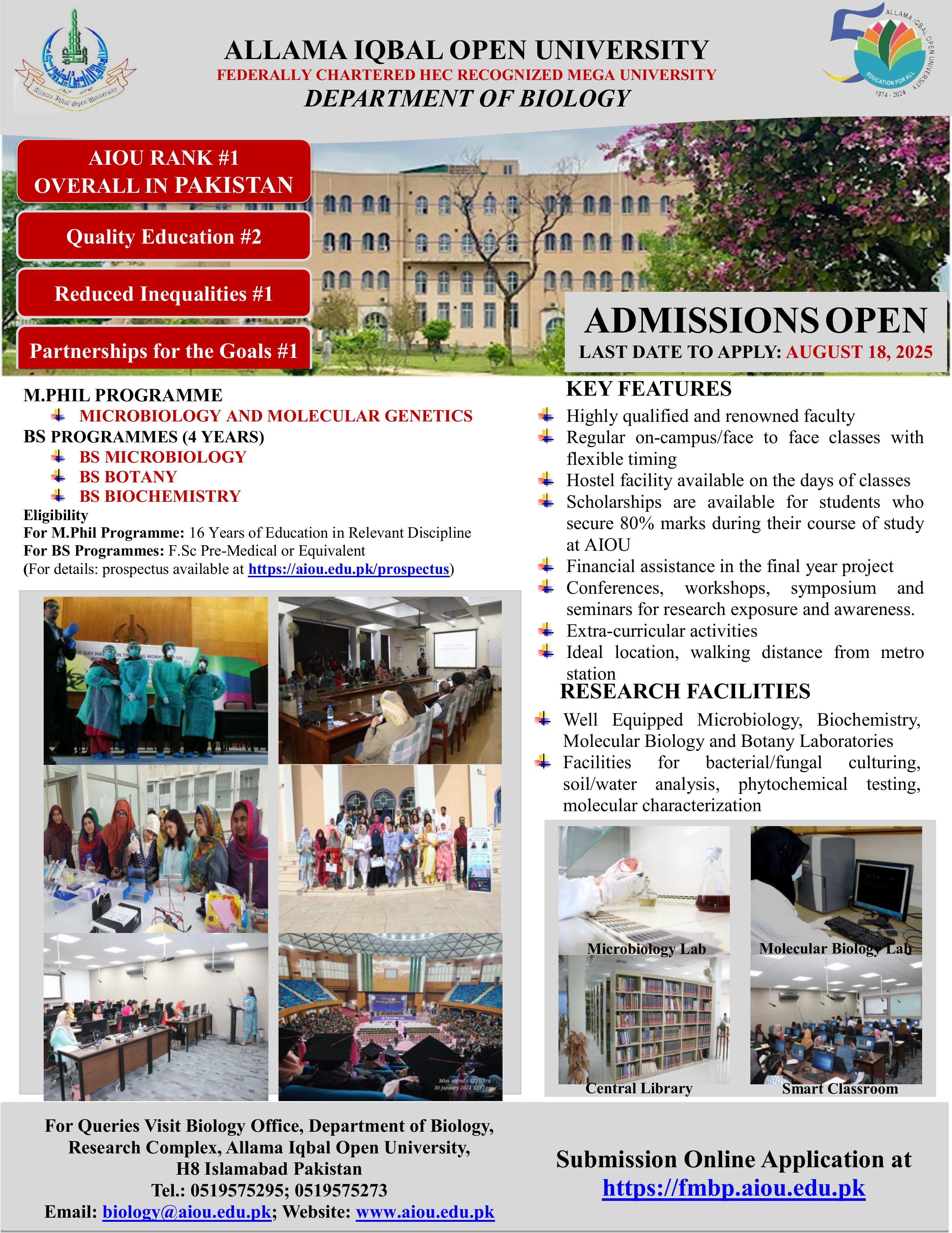 Admission Autumn 2025